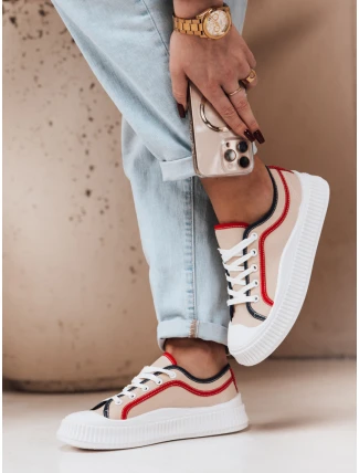 Dámské sportovní tenisky BENDIX beige FashionStreet ZY0310 Dámské sportovní tenisky BENDIX beige FashionStreet ZY0310