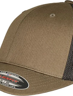 Flexfit 6511RM 6 panelová Trucker kšiltovka "Recycled" 55.11RM olive/black