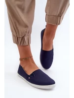 Dámské námořnické slip-on tenisky modré Adrancia