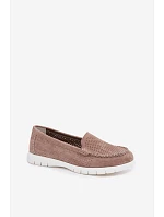 Dámské Mokasyny Vinceza Béžové z přírodního semiše