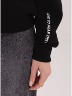 Mikina D10600BI02863A3 černá Mikina D10600BI02863A3 černá