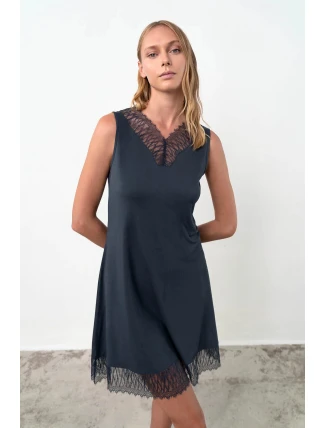 Dámská noční košile Lutecia 18182 tmavě modrá - Vamp