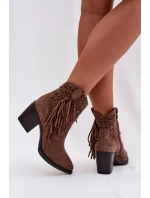 Boty na podpatku  model 224704 Step in style