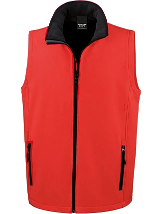 Result R 232M Pánská 2-vrstvá softshell vesta "Printable" 30.232M red/black Result R 232M Pánská 2-vrstvá softshell vesta "Printable" 30.232M red/black
