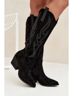 Dámské Kovalové Boty S Dekorací Na Podpatku Černé Jovina Dámské Kovalové Boty S Dekorací Na Podpatku Černé Jovina