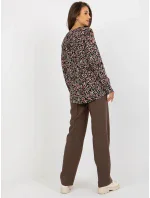 Halenka D73771M11081A černá a béžová Halenka D73771M11081A černá a béžová