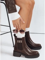 FashionStreet hnědé dámské boty ZY1105