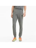 Pánské bavlněné tepláky Puma šedé pohodlný sportovní styl