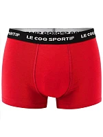 Le Coq Sportif pánské boxerky 3PAK červené šedé tmavě modré Le Coq Sportif pánské boxerky 3PAK červené šedé tmavě modré