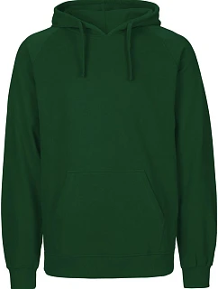Neutral O 63101 Pánská mikina s kapucí z bio bavlny 77.6311 bottle green