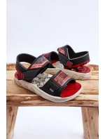 Dětské sandály Grendene Kids JJ385011 Černo-červené