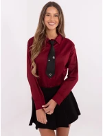 Košile DHJ KS 9213.86 bordó Košile DHJ KS 9213.86 bordó