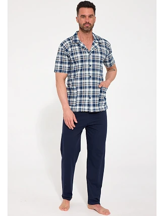 Pyžamo Cornette 318/61 kr/r M–2XL s rozepínáním