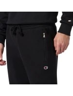 Champion Pánské kalhoty s žebrovanými manžetami černé 220300 KK001 Champion Pánské kalhoty s žebrovanými manžetami černé 220300 KK001