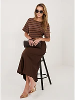 Sukně MI SD A2797.33 hnědá