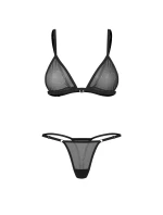 Dámský sexy set Wet Me 2-Pcs Set černý - Obsessive Dámský sexy set Wet Me 2-Pcs Set černý - Obsessive