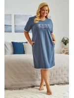 Dámská noční košilka 5366 blue - Doctor Nap