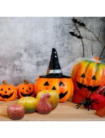 DEKORATIVNÍ DÝNĚ HALLOWEEN FIGURKA 4KS ORANŽOVÁ