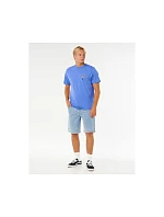 Pánské tričko RIP CURL Fade Out Icon Tee, modré Pánské tričko RIP CURL Fade Out Icon Tee, modré
