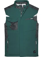 Daiber JN 825 Pracovní zimní softshellová vesta - Strong 02.0825 dark green/black Daiber JN 825 Pracovní zimní softshellová vesta - Strong 02.0825 dark green/black