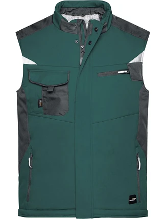 Daiber JN 825 Pracovní zimní softshellová vesta - Strong 02.0825 dark green/black Daiber JN 825 Pracovní zimní softshellová vesta - Strong 02.0825 dark green/black