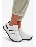 Dámské tenisky na platformě Big Star TT274882 Hi-Poly System Bílé