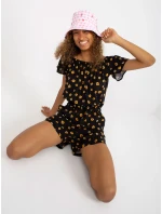 Kombinéza D73781M62266KA černá a žlutá Kombinéza D73781M62266KA černá a žlutá