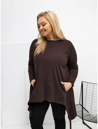 Halenka RV BZ 7054 1.06 tmavě hnědá Halenka RV BZ 7054 1.06 tmavě hnědá