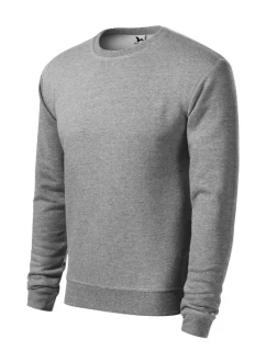 Essential mikina pánská/dětská tmavě šedý melír