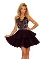 Dámské šaty krajkové 200-3-XL - Černé Dámské šaty krajkové 200-3-XL - Černé