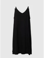 Dámská krátká noční košile s ramínky YI2222635 001 černá - DKNY Dámská krátká noční košile s ramínky YI2222635 001 černá - DKNY