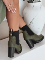 Dámské boty CHICMOVE na podpatku zelené FashionStreet ZY1019