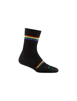 Dámské ponožky Darn Tough Prism Micro Crew Lightweight with Cushion – černé, velikost: M Dámské ponožky Darn Tough Prism Micro Crew Lightweight with Cushion – černé, velikost: M