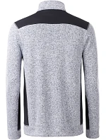 Daiber JN 862 Pánská pracovní bunda pletený fleece - Strong 02.0862 white melange/carbon Daiber JN 862 Pánská pracovní bunda pletený fleece - Strong 02.0862 white melange/carbon