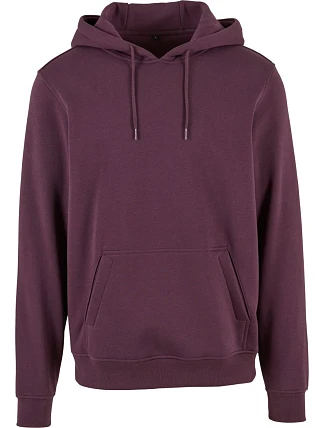 Build your Brand BY 011 Mikina s kapucí z těžké bavlny 56.0011 plum purple Build your Brand BY 011 Mikina s kapucí z těžké bavlny 56.0011 plum purple