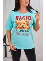 Halenka s potiskem Magic mint Halenka s potiskem Magic mint