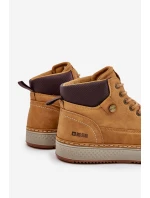 Pánské Šněrovací Boty Big Star OO174561 Hi-Poly System Camel