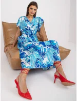 Šaty DHJ SK 13203 1.03X bílo-modré