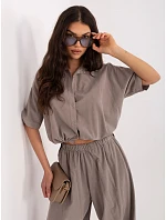 IT KS košile FL10320.12 dark lilac IT KS košile FL10320.12 dark lilac