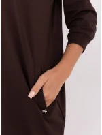 RV šaty SK 7203.35P tmavě hnědé