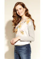 Dámská halenka Silva -sv. šedá - Zaps