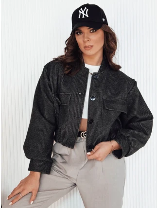 Dámská bunda bomber HONES graphite FashionStreet TY4142