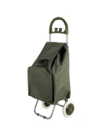 NÁKUPNÍ VOZÍK NA KOLEČKÁCH S RÁMEM 40L ZELENÝ