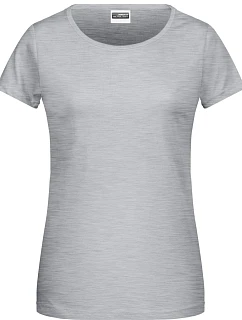 Daiber 8007 Dámské tričko z bio bavlny 02.8007 grey heather