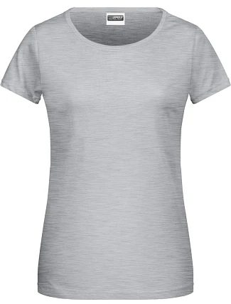 Daiber 8007 Dámské tričko z bio bavlny 02.8007 grey heather Daiber 8007 Dámské tričko z bio bavlny 02.8007 grey heather