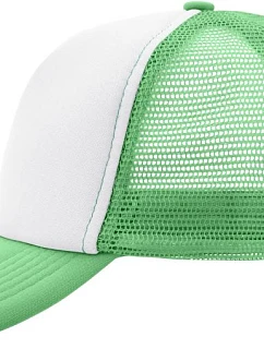Daiber MB 70 5 panelová polyesterová síťovaná kšiltovka 03.0070 white/neon green