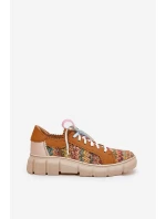 Dámské Kožené Polobotky Maciejka 05850-29 Multikolor Dámské Kožené Polobotky Maciejka 05850-29 Multikolor