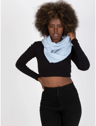 Dámská tunelová šála AT CH BF48181 světle modrá Dámská tunelová šála AT CH BF48181 světle modrá