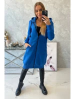 Chrpová dlouhá mikina s kapucí Chrpová dlouhá mikina s kapucí