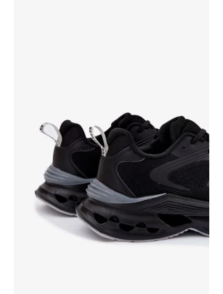 Pánské sportovní boty na platformě Big Star – černé Pánské sportovní boty na platformě Big Star – černé